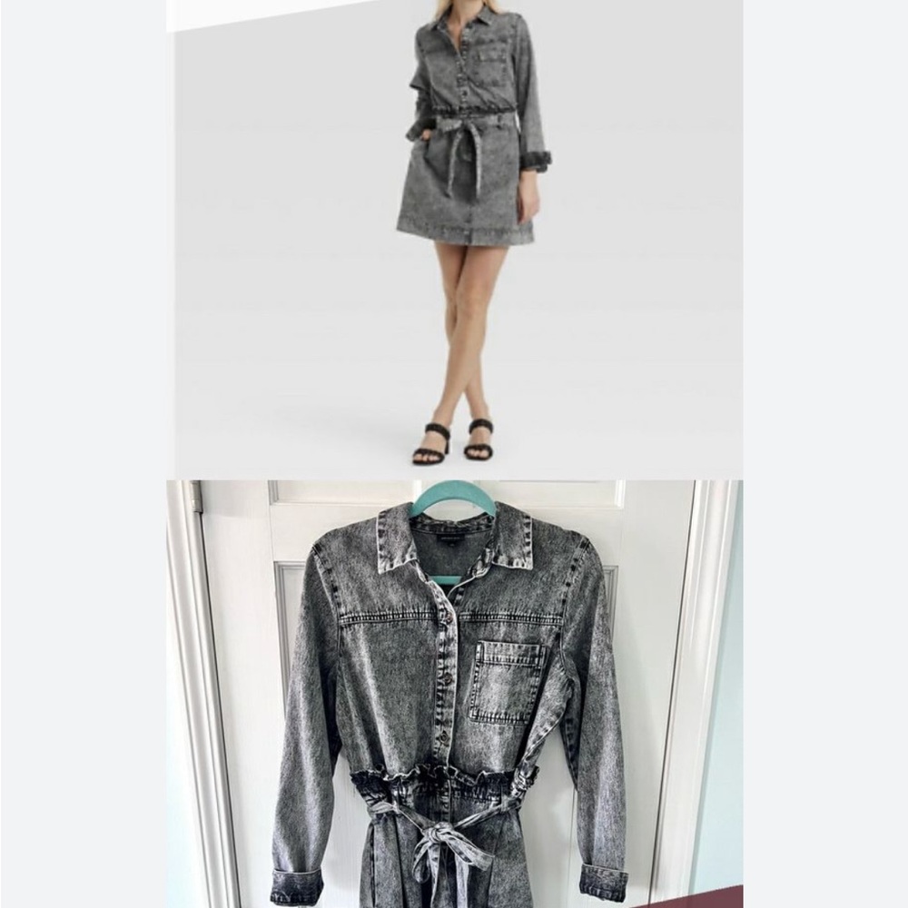 Dark denim dress